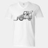 Unisex Softstyle® V-Neck T-Shirt Thumbnail